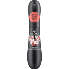 bye bye panda eyes! smudge-proof volumizing and defining mascara