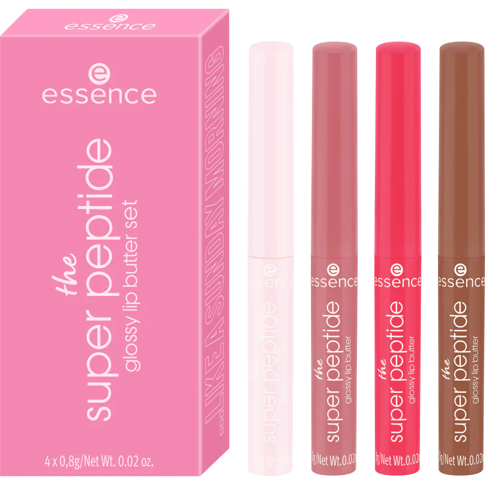 The super peptide glossy lip butter set