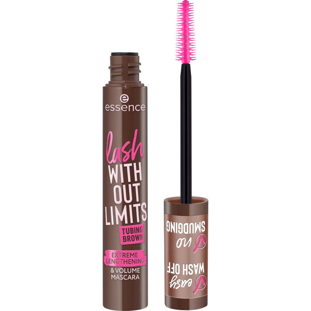 lash WITHOUT LIMITS TUBING BROWN EXTREME LENGTHENING & VOLUME MASCARA