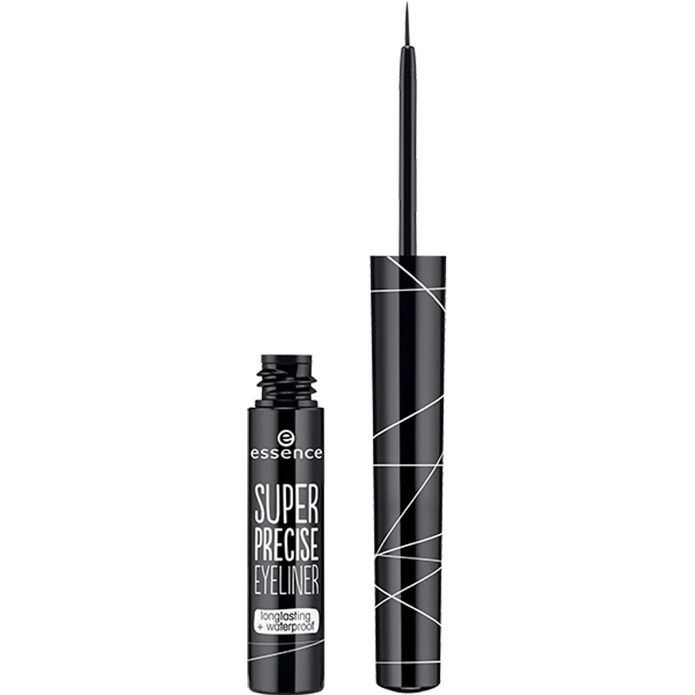 super precise eyeliner